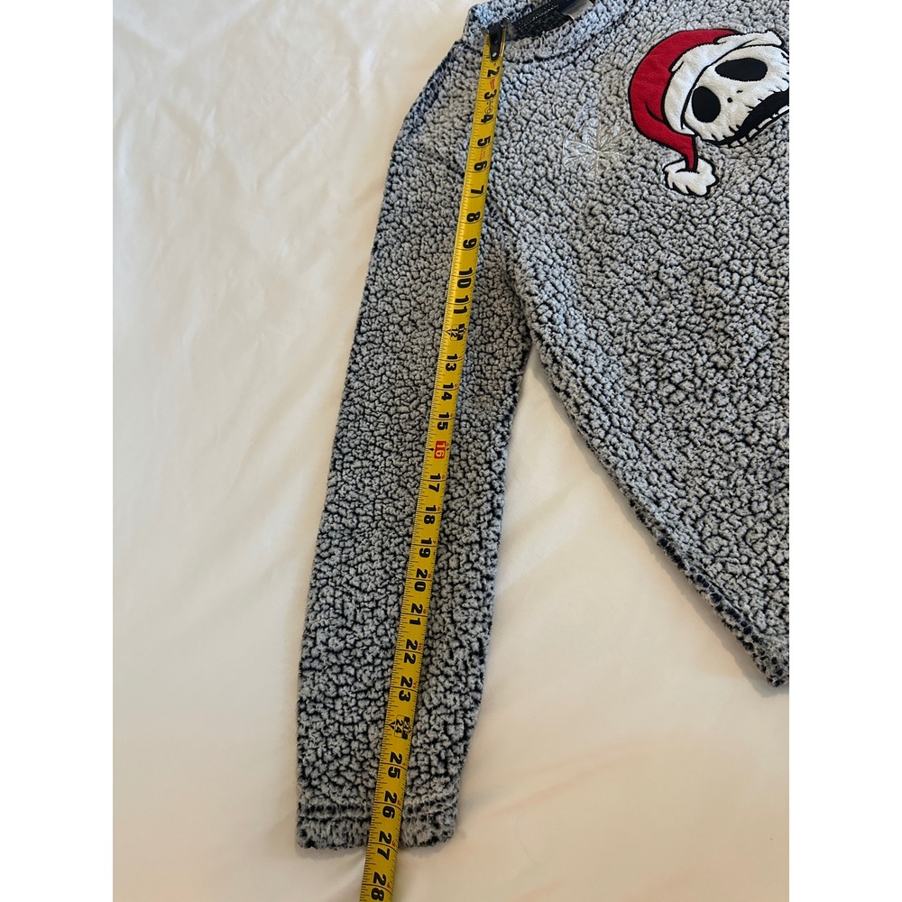 Disney Nightmare Before Christmas Jack Skellington Sherpa Fleece Pajama Top M - Picture 6 of 7